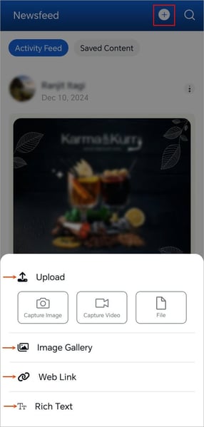 Add and manage content