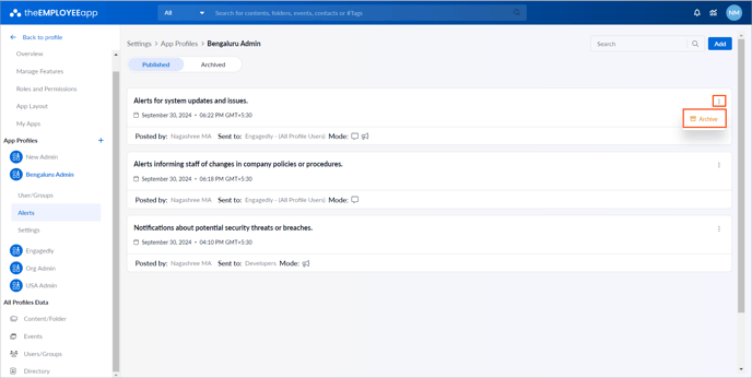 Create and manage alerts2