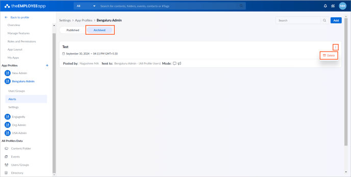 Create and manage alerts3