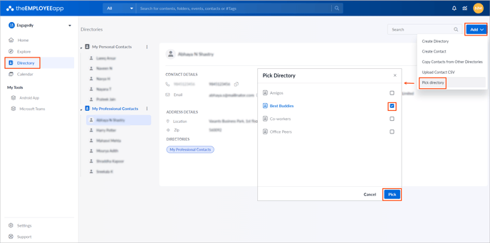 Create and manage directory3