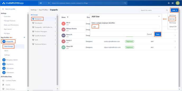 Create and manage registration code1