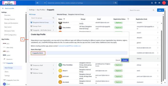 Create app profile1