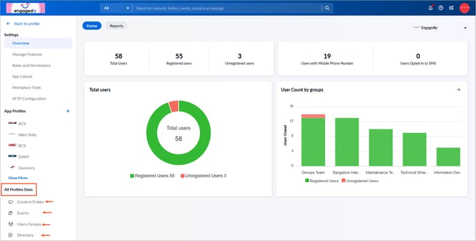 Manage all profile settings1