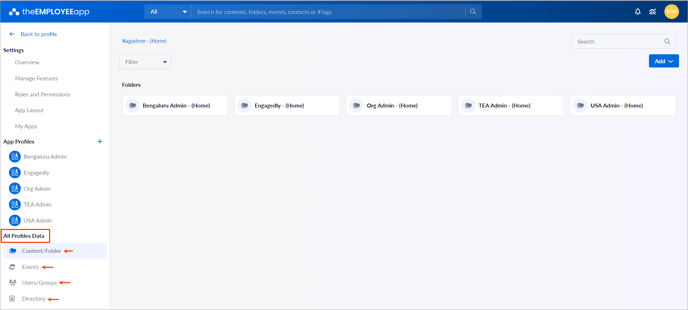 Manage all profile settings1