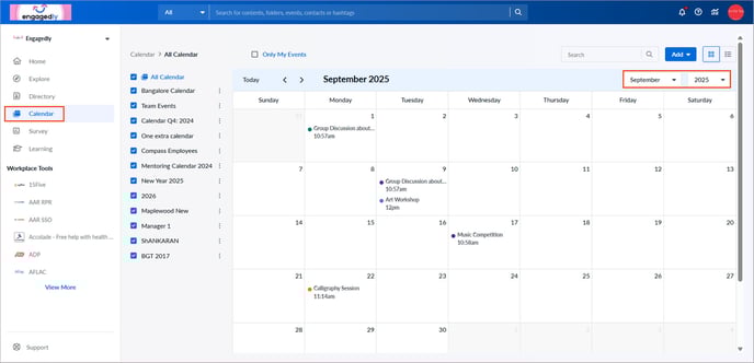 Manage calendar1