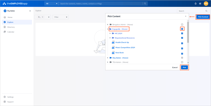 Pick folder and content2