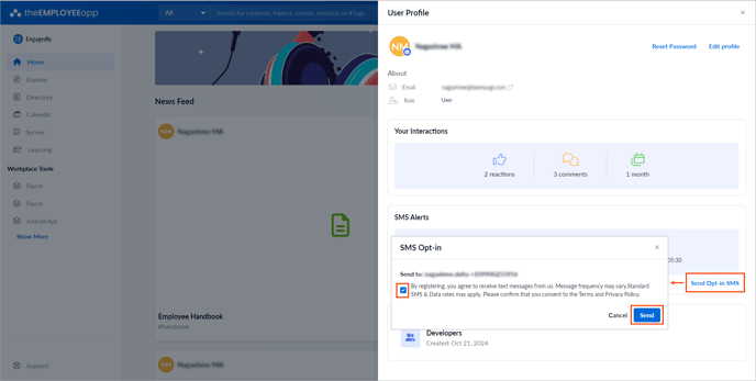 Update theEMPLOYEEapp profile3