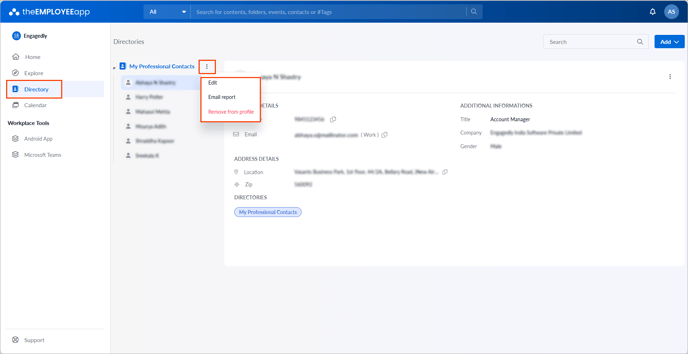 View and manage directory1-1