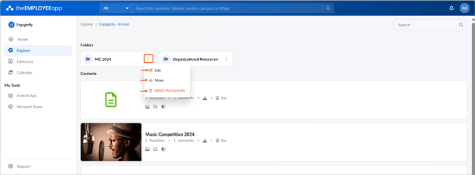 View and manage folder2-1