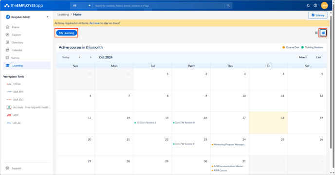 View learning calendar1-1